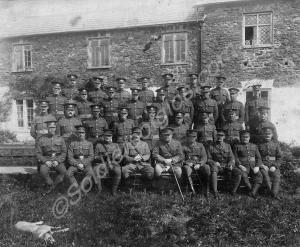Officers and sergeants of 1st Battalion, The Glouc