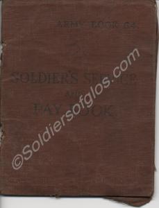 Soldier's Service and Pay Book A.B.64. 5182961 Lan