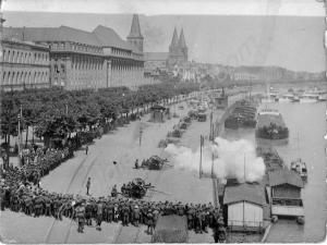 The Salute on the Rhine July 19th 1919, Peace Day