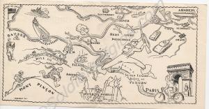 Christmas card 1945.  43rd Reconnaissance Regiment