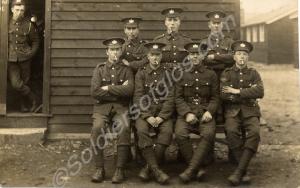 Soldiers of the Gloucestershire Regiment outside a