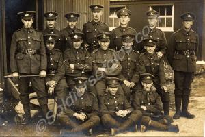 Group of soldiers of the Royal Warwickshire Regime