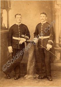 166 Private Samuel West (on right). 2nd Battalion,