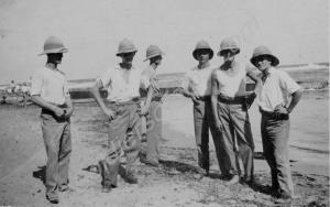 Six soldiers. 1st Battalion, The Gloucestershire R