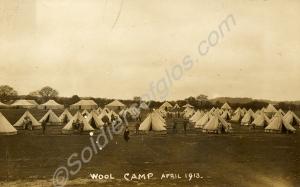 "Wool Camp April 1913". 4th (Territorial) Battalio
