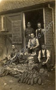 "4th Glosters Shoemakers and Tailor. All orders ne