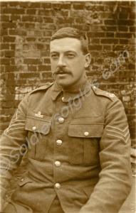 Portrait of a Pioneer sergeant wearing an Imperial