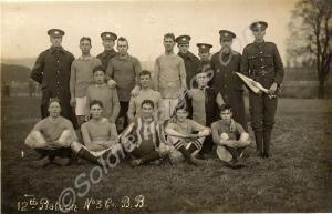 "12th Platoon, No. 3 Co. B.B."   4th (Territorial)