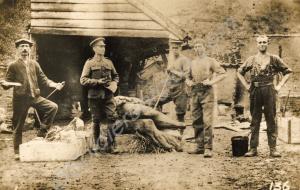 "This is the storeman & 2. M. Sgt. Beer only he ha