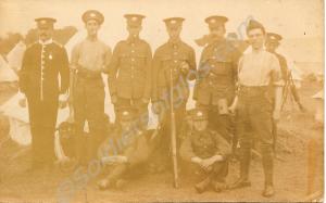 Group of soldiers in camp. Probably 4th (Territori