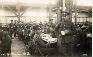 Canteen interior. "E Co. 17th Platoon, B.B." 4th (