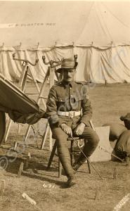 Sergeant wearing Boer War medal ribbons. 4th (Terr