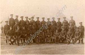 Sergeants' Mess in camp. Probably 3/4th Battalion,