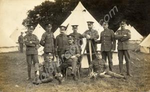 Soldiers in camp. 4th (Territorial) Battalion, The