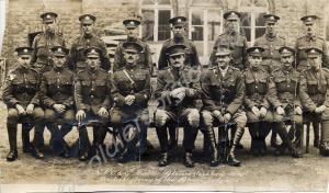 N.C.O.s and two officers of 9th Battalion, The Glo