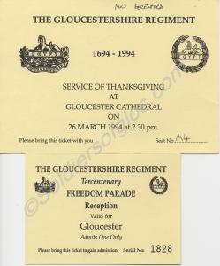 Memorabilia from the Tercentenary Celebrations of