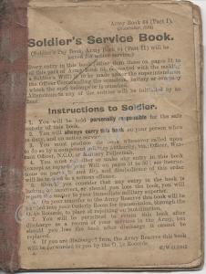 A.B.64 Soldier's Service Book (without cover). 524