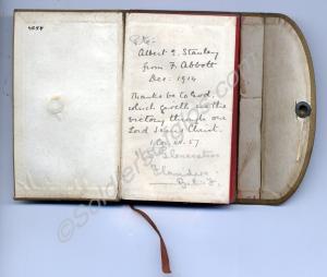 Soldier's New Testament with khaki canvas cover an