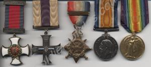 Group of five medals; Distinguished Service Order,