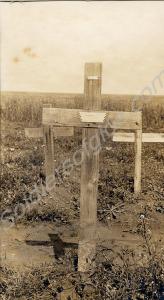 The temporary grave of 16789 Private Howard Dudley