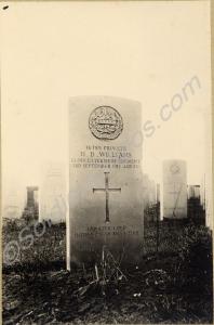 Grave of 16789 Private Howard Dudley Williams. 12t