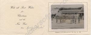 Warrant Officers' and Sergeants' Mess Christmas Ca