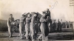 Burial party of 1st Battalion, The Gloucestershire