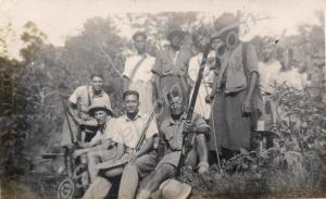 Hunting scene. 1st Battalion, The Gloucestershire