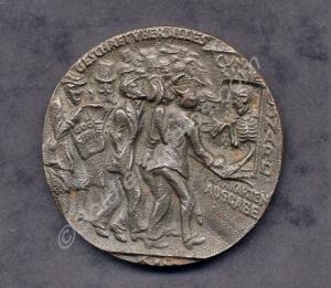 Lusitania Medallion. British propaganda copy of Ge