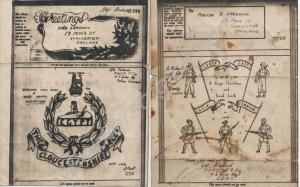 Two Christmas cards sent from Burma. 5191673 Lance