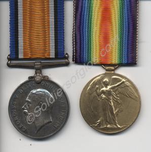 Group of two medals; British War Medal and Allied