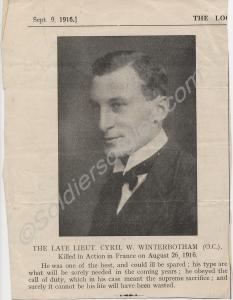 Winterbotham Collection of documents, letters, pre