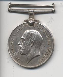 British War Medal. Awarded to 203593 Private John