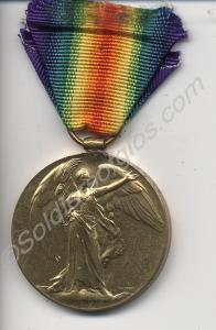 Allied Victory Medal. Awarded to 39734 Private Rob