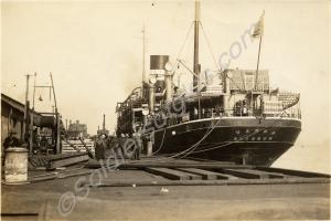Troopship. "S.S. Vasha. The ship which brought us