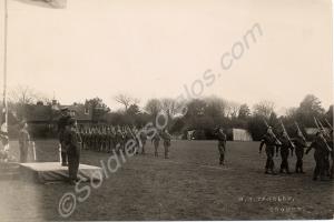 March past of 7th Battalion, The Gloucestershire R