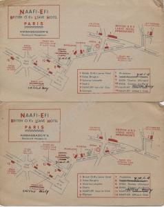 NAAFI guide to Paris. 1944-1945.