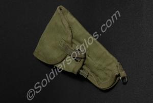 Green webbing pistol holster for Browning 9mm pist