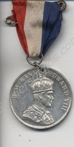Medallion Coronation King Edward VIII, 12 May 1937