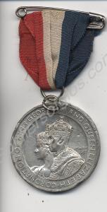 Medallion Coronation King George VI and Queen Eliz