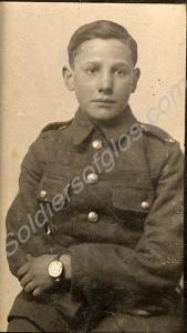 Boy soldier of the Gloucestershire Regiment. c. 19