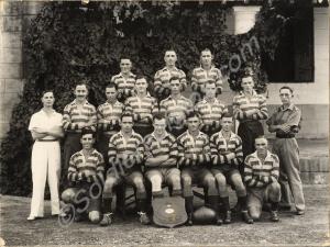 Rugby Team. HQ Wing. 1st Battalion, The Gloucester