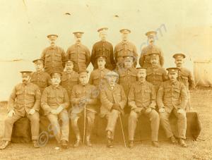 Group of company sergeants and warrant officers. G
