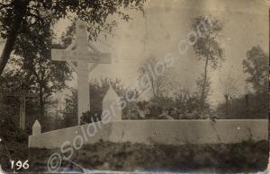 Grave of 2397 Private Arthur John Hammond. Died 19