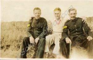 With the T.A. at Tidworth. Mace, Clarke and Kibbl