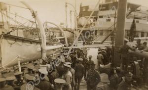 On board the troopship Neuralia.  2nd Battalion, T