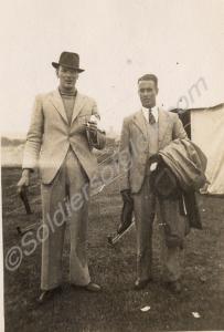 Athletics at Plymouth, 1937.  2nd Lieutenanant A.J