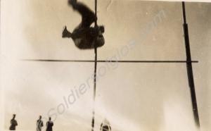 Athletics at Plymouth, 1937. Pole vault.  2nd Batt
