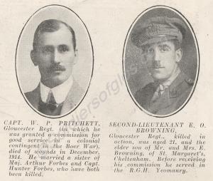 Photograph in  'The Cheltenham Chronicle and Glouc