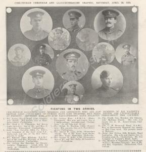 Photograph in  'The Cheltenham Chronicle and Glouc